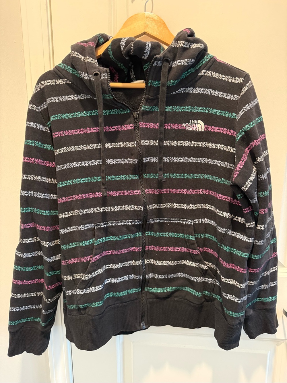 The North Face Y2K Striped Full Zip Hoodie Multicolor